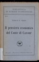 Il pensiero economico del Conte di Cavour