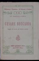 Cesare Beccaria : saggio di storia nel diritto penale