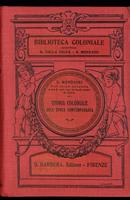 Storia coloniale dell'epoca contemporanea. Volume 1: La colonizzazione inglese