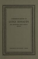 Commemorazione di Luigi Einaudi nel centenario della nascita (1874-1974)