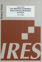 Una proposta di riforma della finanza regionale in Italia