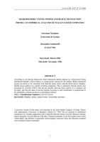 Shareholders' voting power and block transaction premia: an empirical analysis of Italian listed companies