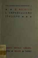 L'imperialismo italiano : studi politico-demografici